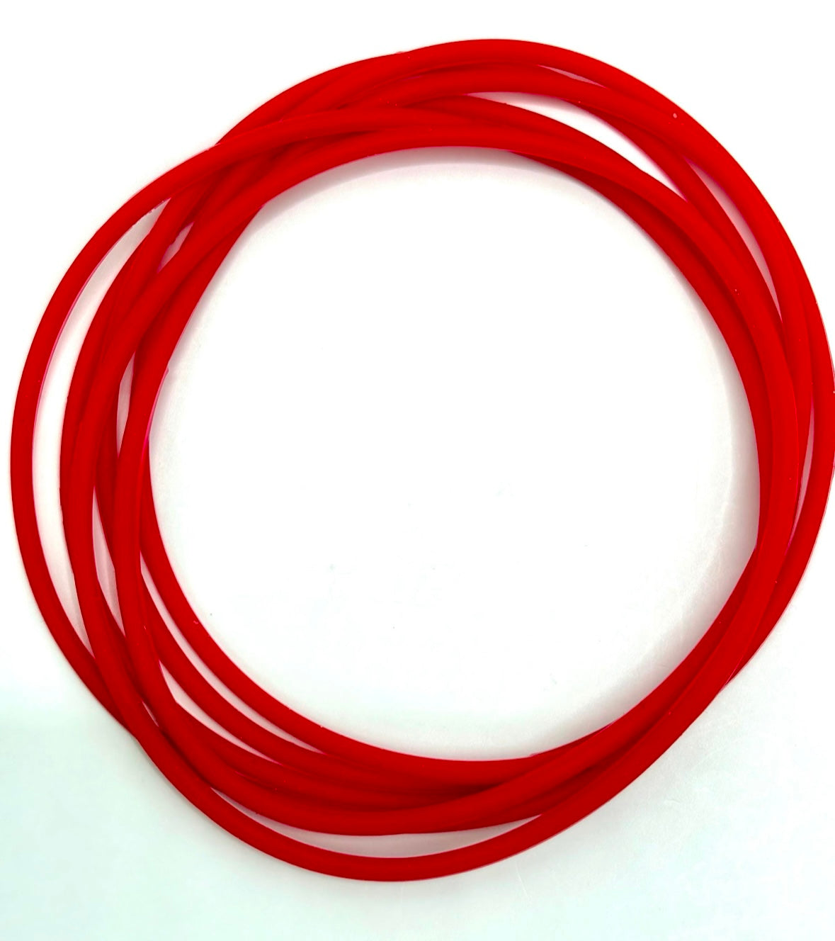 Women’s Silicone Jelly Bracelet - Stackable - set of 6 - size 8.5