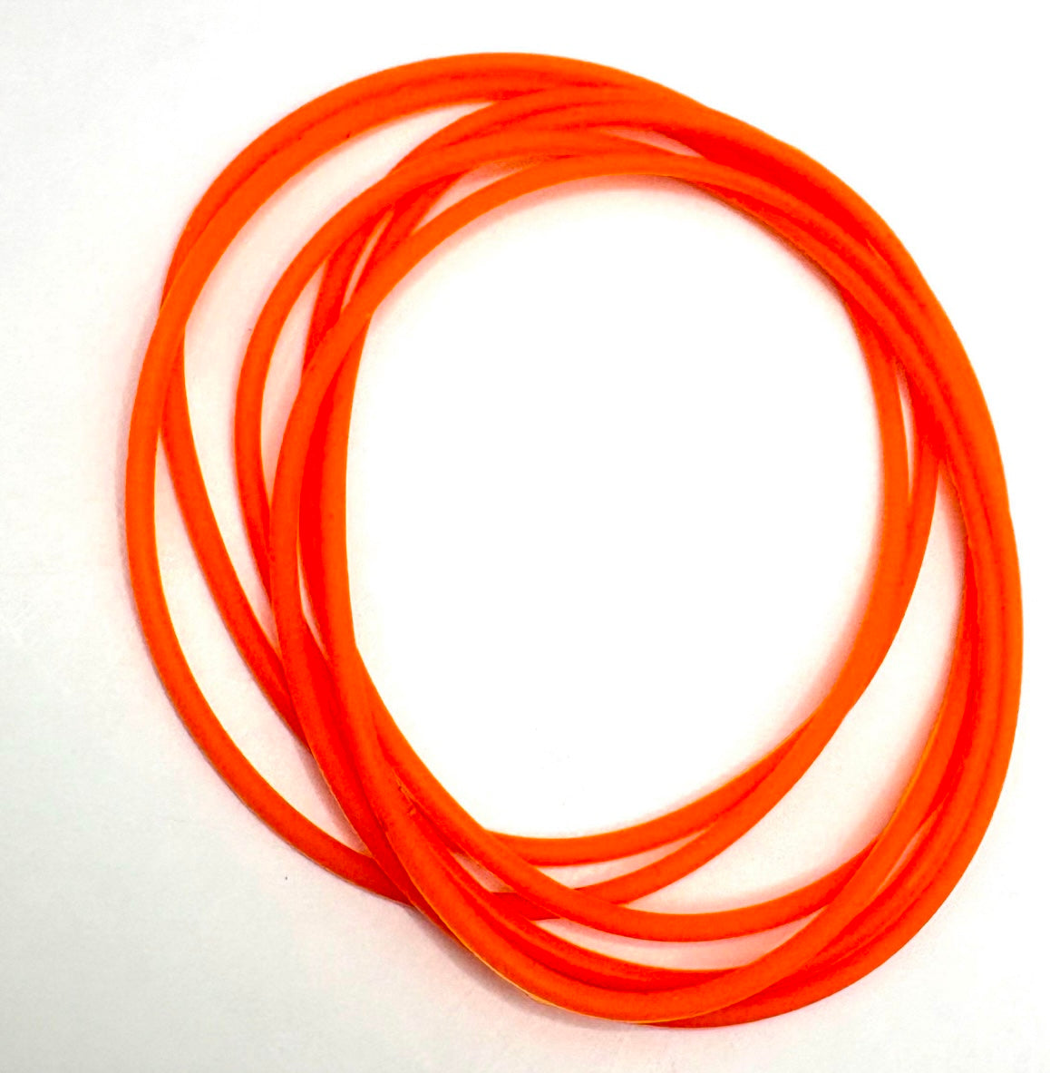 Women’s Silicone Jelly Bracelet - Stackable - set of 6 - size 8.5