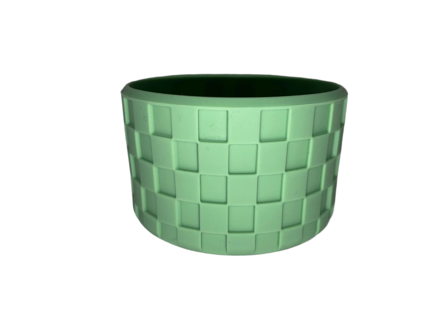 Checkered Texture Tumbler Boot - Silicone Boot- Tumbler Accessories