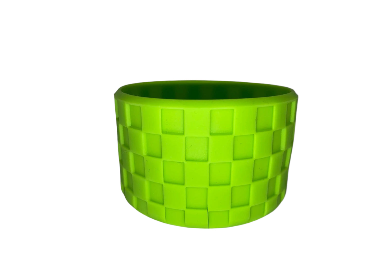 Checkered Texture Tumbler Boot - Silicone Boot- Tumbler Accessories