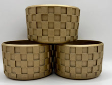 Load image into Gallery viewer, Bronze Checkered Textured Tumbler Boot - Silicone Boot- Tumbler Accessories