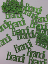 Load image into Gallery viewer, Personalized Name Custom Glitter Confetti - 50 pieces