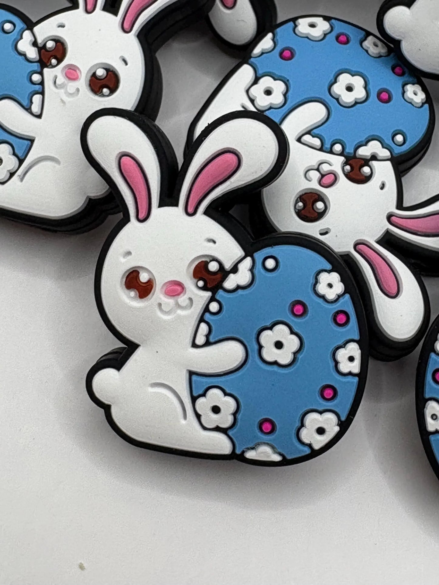 Easter Bunny Silicone Focal Bead
