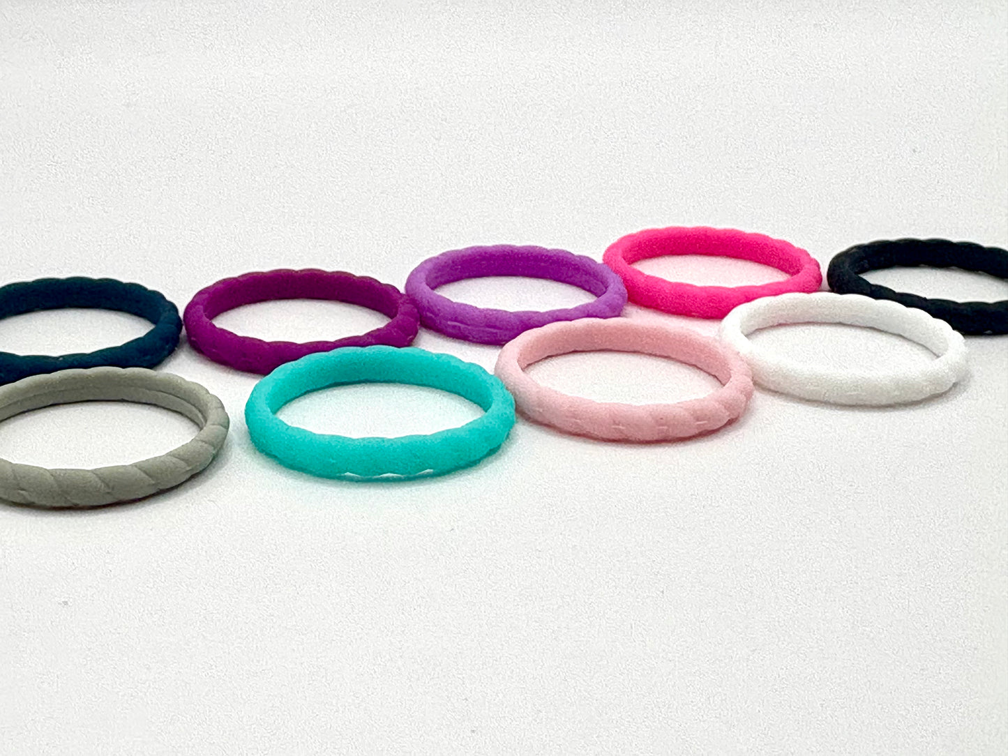 Women’s Braided Silicone Ring - Stackable