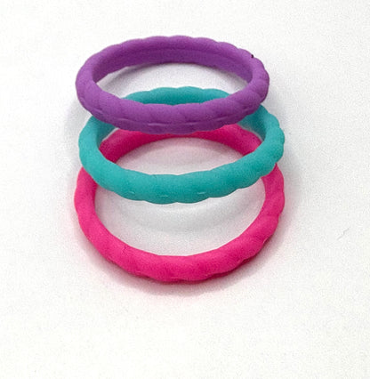 Women’s Braided Silicone Ring - Stackable