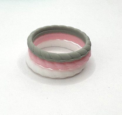 Women’s Braided Silicone Ring - Stackable