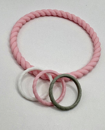 Women’s Braided Silicone Ring - Stackable