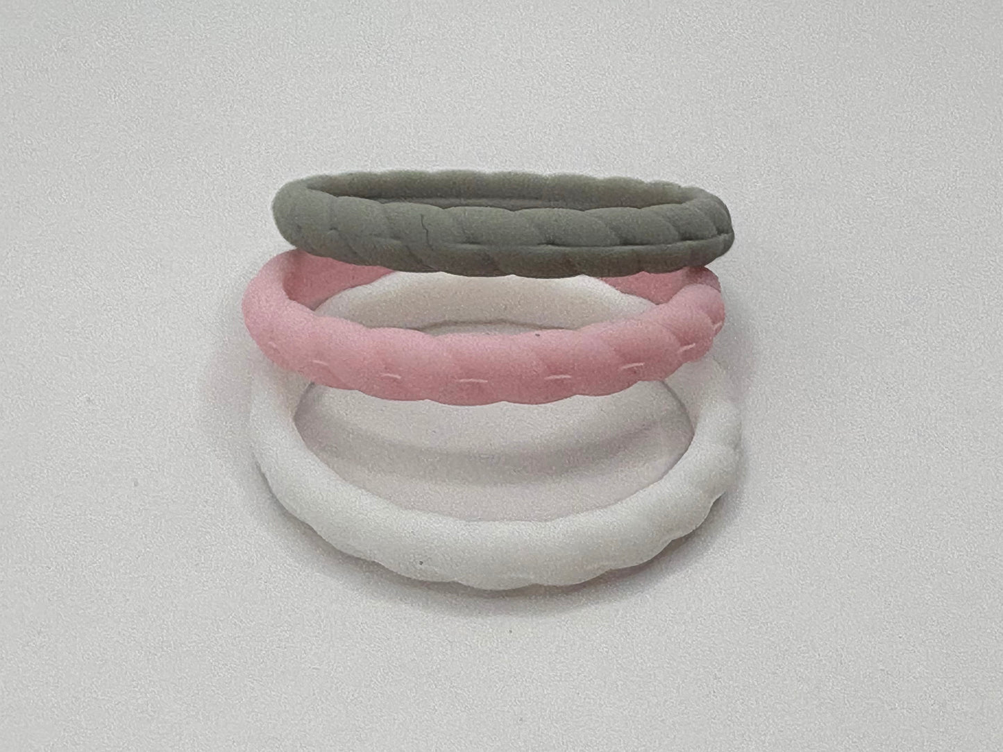 Women’s Braided Silicone Ring - Stackable