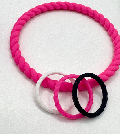 Women’s Braided Silicone Ring - Stackable