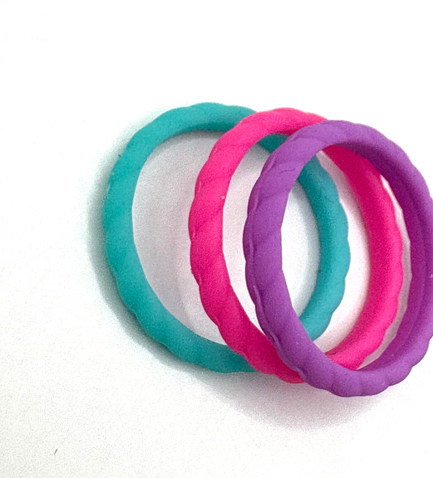 Women’s Braided Silicone Ring - Stackable