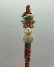 Load image into Gallery viewer, Handmade Gingerbread Man Composition Notebook Cover | Reusable Fabric Notebook Sleeve
