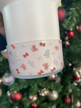 Load image into Gallery viewer, New Christmas Tree Cake With Bows- Transparent Tumbler Boot - Silicone Boot- Tumbler Accessories
