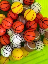 Load image into Gallery viewer, Sports Silicone Beads Mix
