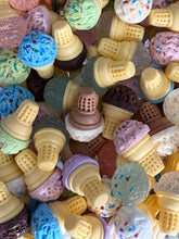 Load image into Gallery viewer, Ice Cream Cone Resin DIY Charms
