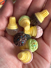 Load image into Gallery viewer, Ice Cream Cone Resin DIY Charms

