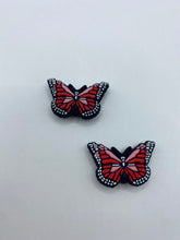 Load image into Gallery viewer, Red Butterfly Focal Bead
