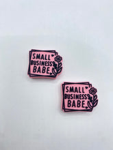 Load image into Gallery viewer, *Small Business Babe*  Silicone Focal Bead
