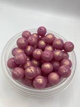 Load image into Gallery viewer, 10 Rose Pink Pearl Silicone Bead - 15mm
