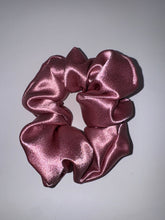 Load image into Gallery viewer, Blush Bloom Satin Hair Scrunchie
