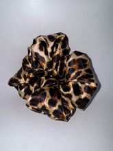 Load image into Gallery viewer, Leopard Satin Hair Scrunchie
