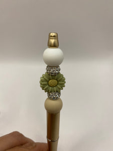 Daisy Beaded Pen