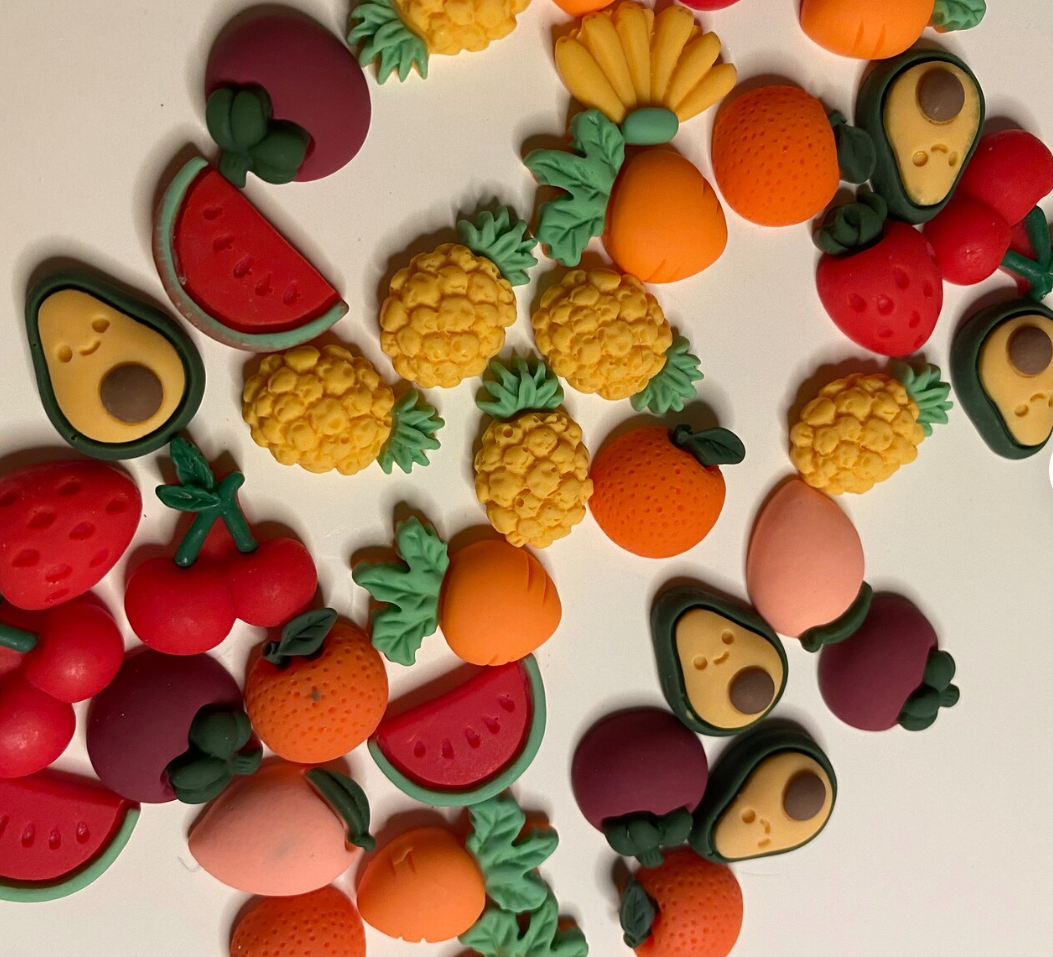 Fruit Flatback DIY Charms