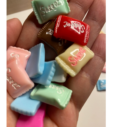 Sweet Candy Flatback Resin DIY Charms - 5 pieces