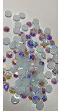 Load image into Gallery viewer, 5mm Resin Jelly AB  rhinestones 1oz bag approx. 1400 pieces white
