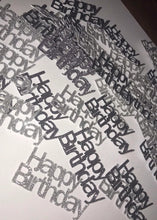 Load image into Gallery viewer, Happy Birthday Glitter Confetti: Party Table Decorations (50 Pieces)
