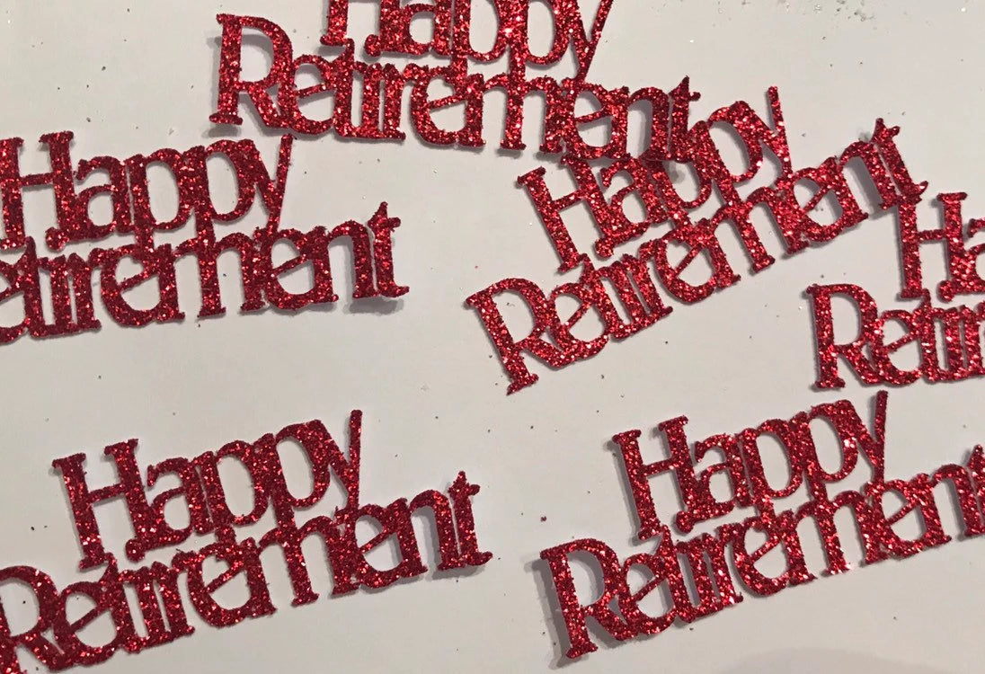 Happy Retirement Confetti