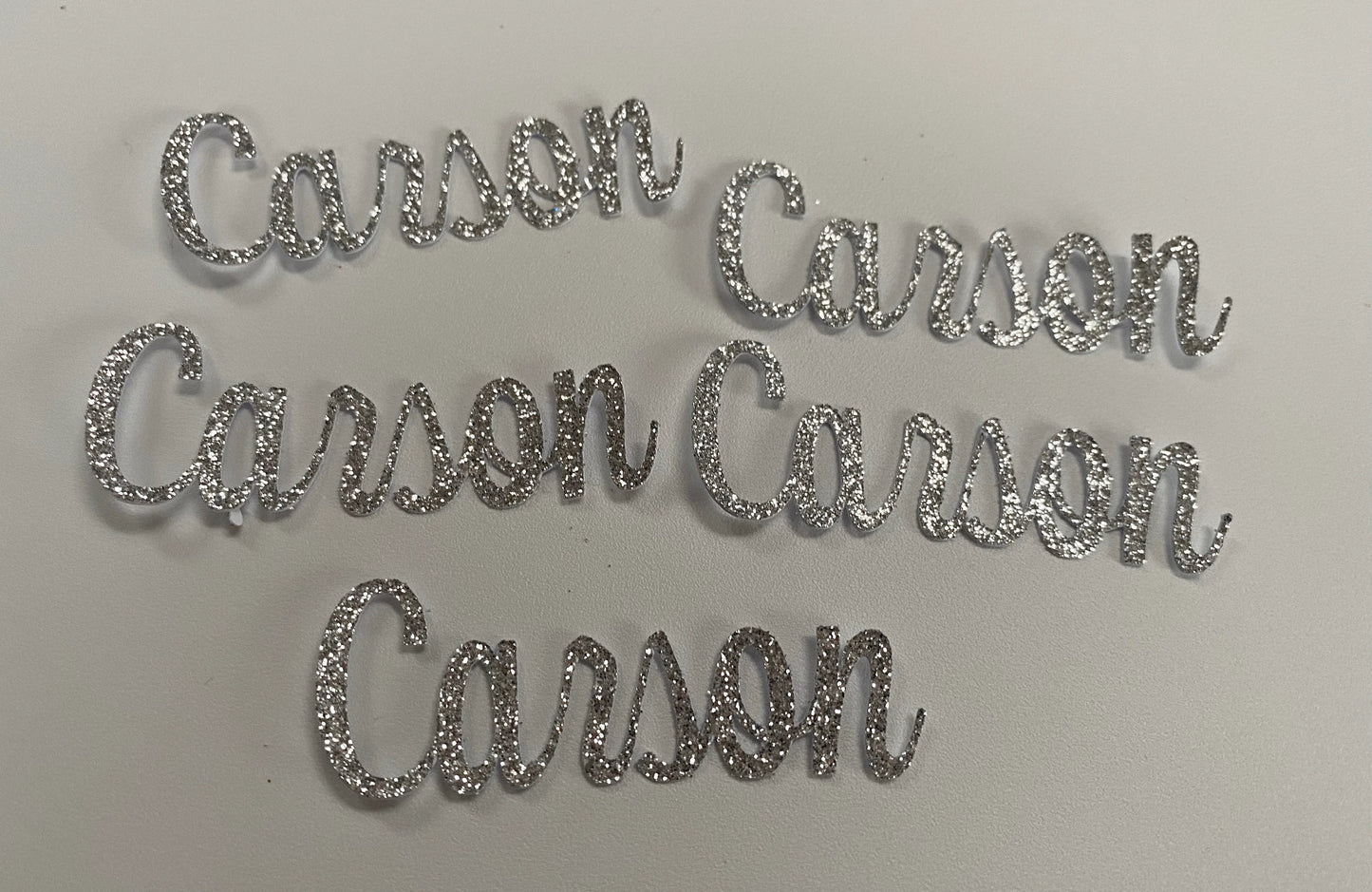 Personalized Name Confetti Cursive