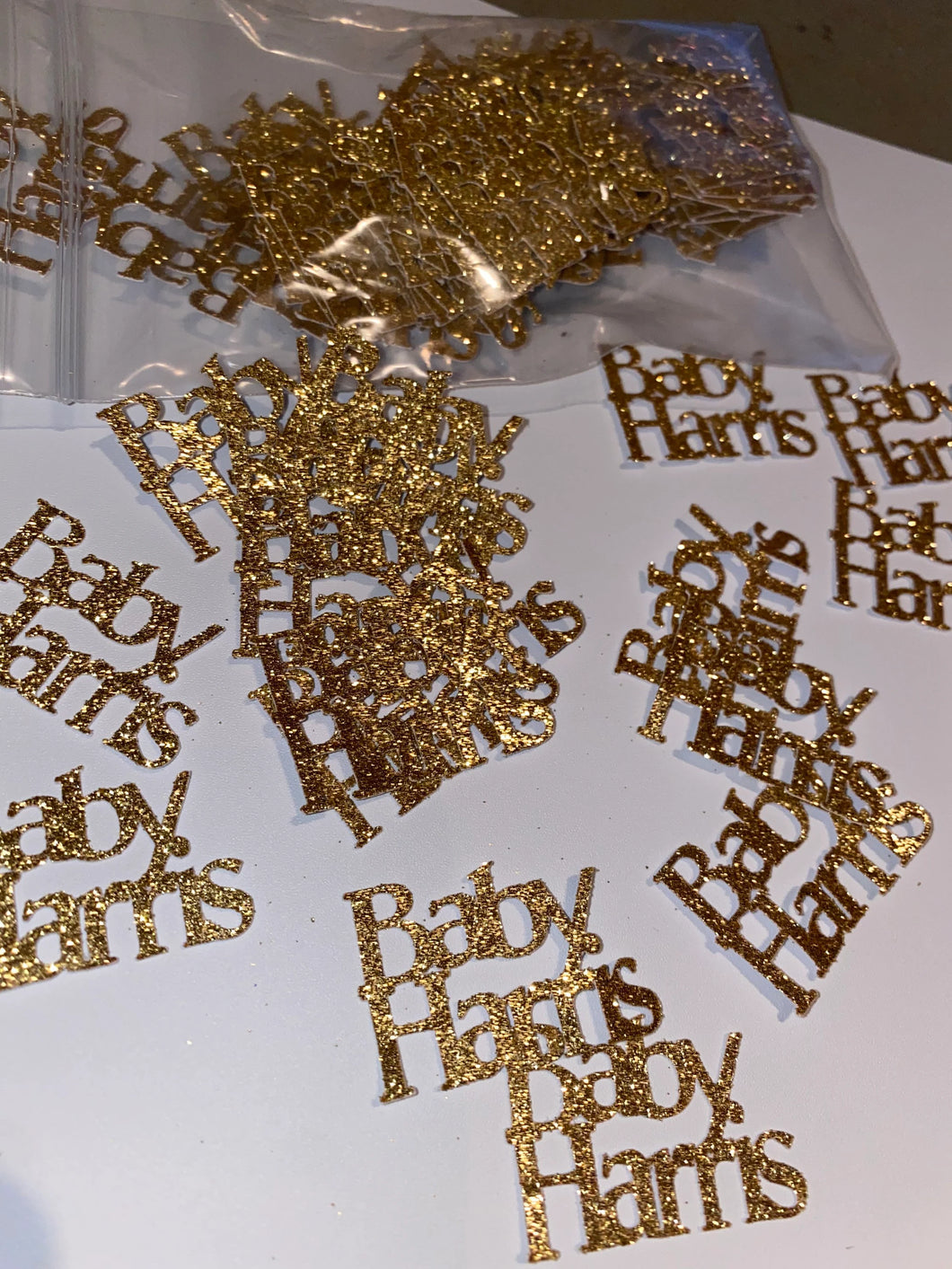 Baby confetti - glitter - 50 pieces