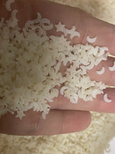 Load image into Gallery viewer, Glow in the Dark Stars and Moons Clay Sprinkles 1 oz
