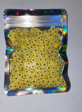 Load image into Gallery viewer, Sunflower Polymer Clay Slices 5mm.  0.5 oz bag
