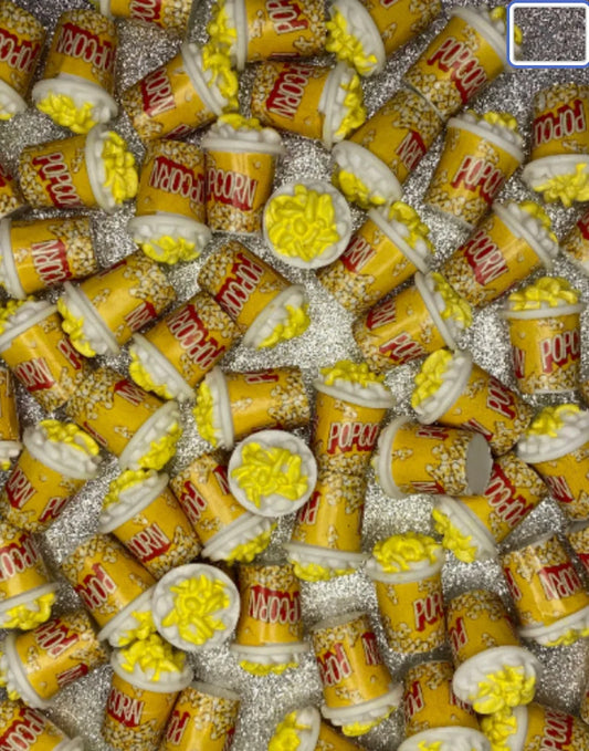 Popcorn Resin DIY Charms