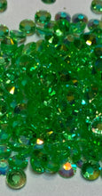 Load image into Gallery viewer, Green Resin Transparent AB rhinestones
