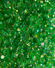 Load image into Gallery viewer, 5mm Resin Transparent AB rhinestones Green
