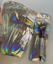 Load image into Gallery viewer, 10 Holographic Pen Bags Resealable
