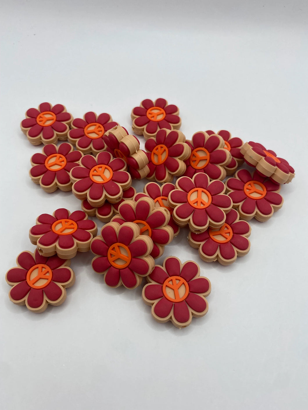 Flower Silicone Focal Bead