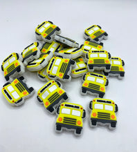 Load image into Gallery viewer, School Bus  Silicone Focal Bead
