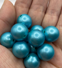 Load image into Gallery viewer, 10 Metallic Silicone Beads - 15mm
