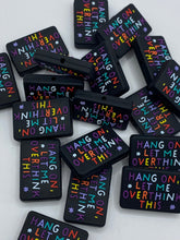 Load image into Gallery viewer, hang on, let me overthink this ” Silicone Focal Bead
