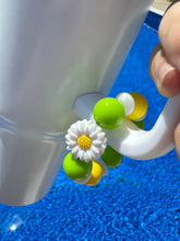 Load image into Gallery viewer, Flower Beaded Cup Charm
