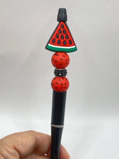 Watermelon  Beaded Pen