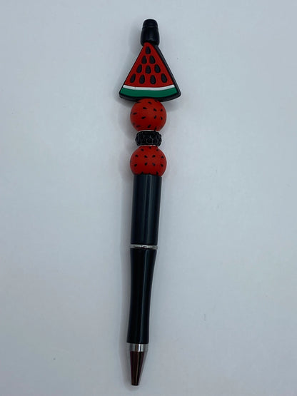 Watermelon  Beaded Pen