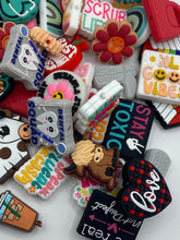 Load image into Gallery viewer, Random Silicone Focal Beads Grab Bag  - 25pieces per bag
