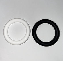 Load image into Gallery viewer, 65mm Silicone Ring, for making Car charms choose black or white
