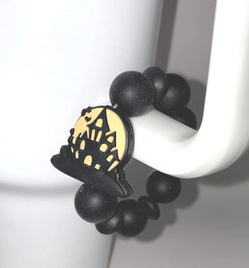 Haunted House Silicone Tumbler Cup Charm