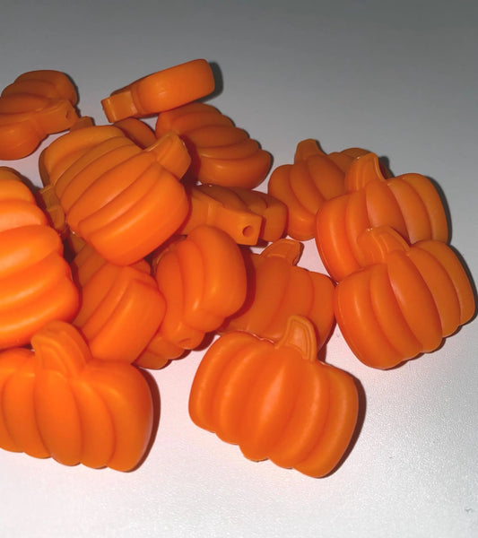 Pumpkin Silicone Focal Bead - Halloween Focal