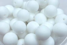 Load image into Gallery viewer, White Solid Round Silicone Bead - 15mm
